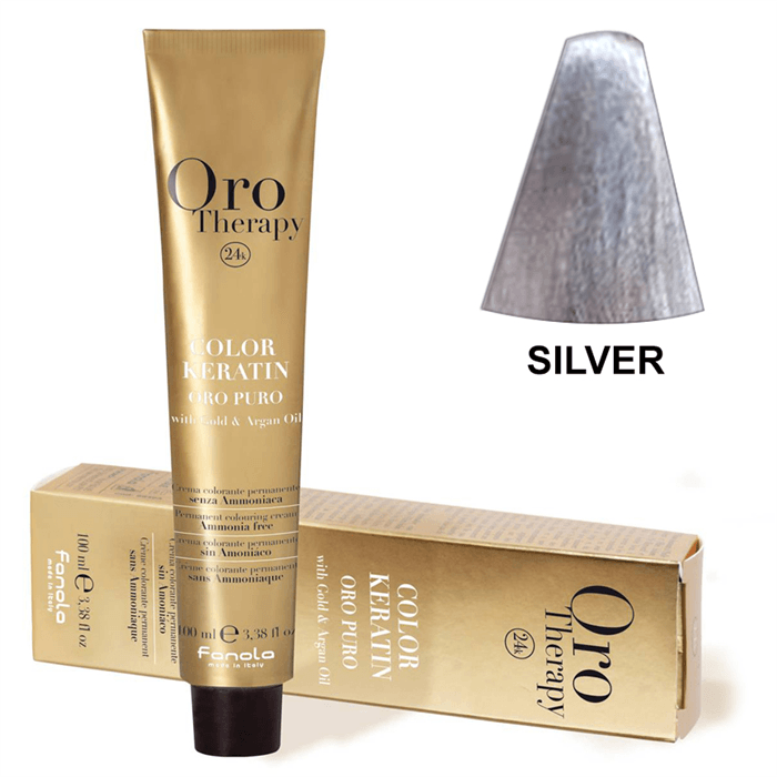 TINTE KERATIN ORO PURO SILVER 100ML
