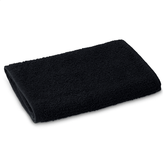 TOALLA 100% ALGODON 50X90 380G NEGRA REF.02901