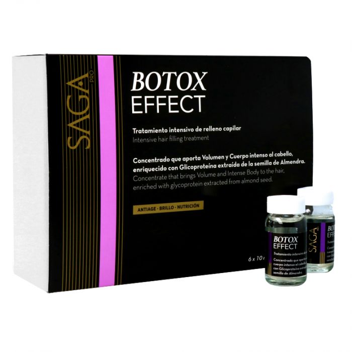 TRAT. SAGA BOTOX EFFECT RELLENO CAPILAR 6 X 10ML