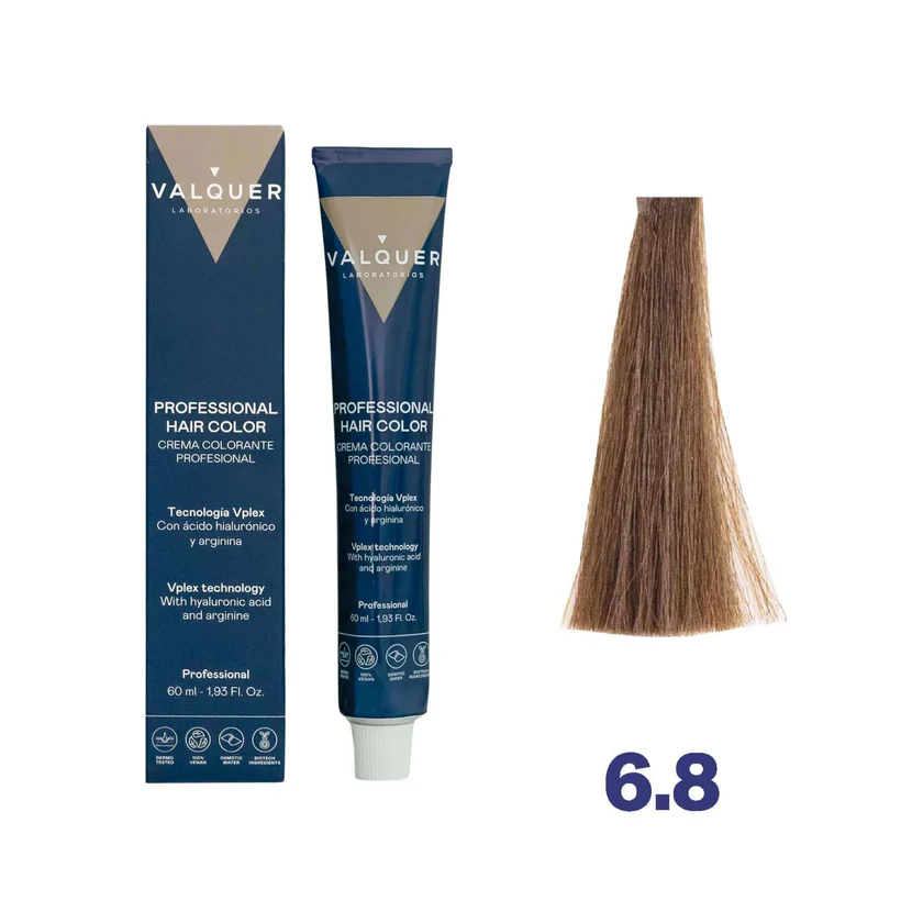 VALQUER 6.8 RUBIO OSCURO TABACO TINTE 60 ML