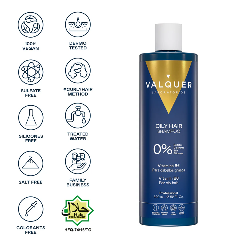 VALQUER CHAMPÚ PARA CABELLO GRASO 400 ML