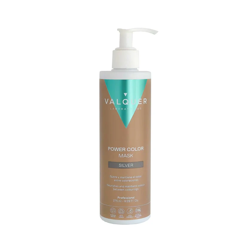 VALQUER MASCARILLA POWER COLOR PLATEADO 275 ML