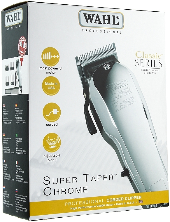 WAHL CLASSIC SERIES SUPER TAPER CHROME