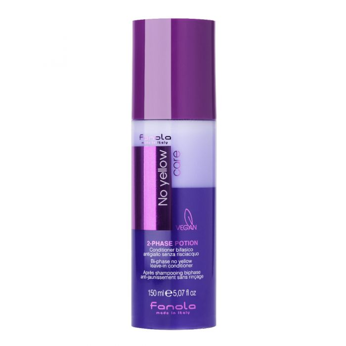 ACONDICIONADOR BI PHASE NO YELLOW LEAVE IN 150ML VEGAN FANOLA — Unidad