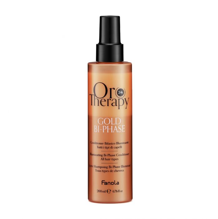 Fanola ACONDICIONADOR GOLD BI-PHASE OROTHERAPY 200ML — Unidad