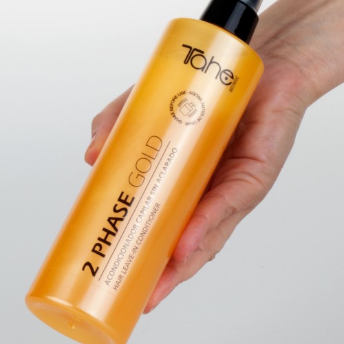 Tahe ACONDICIONADOR BIO FLUID 2 PHASE GOLD DE 300ML — Unidad
