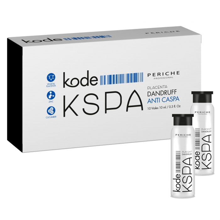 AMPOLLAS KODE KSPA ANTI CASPA 10 X 10ML — Unidad