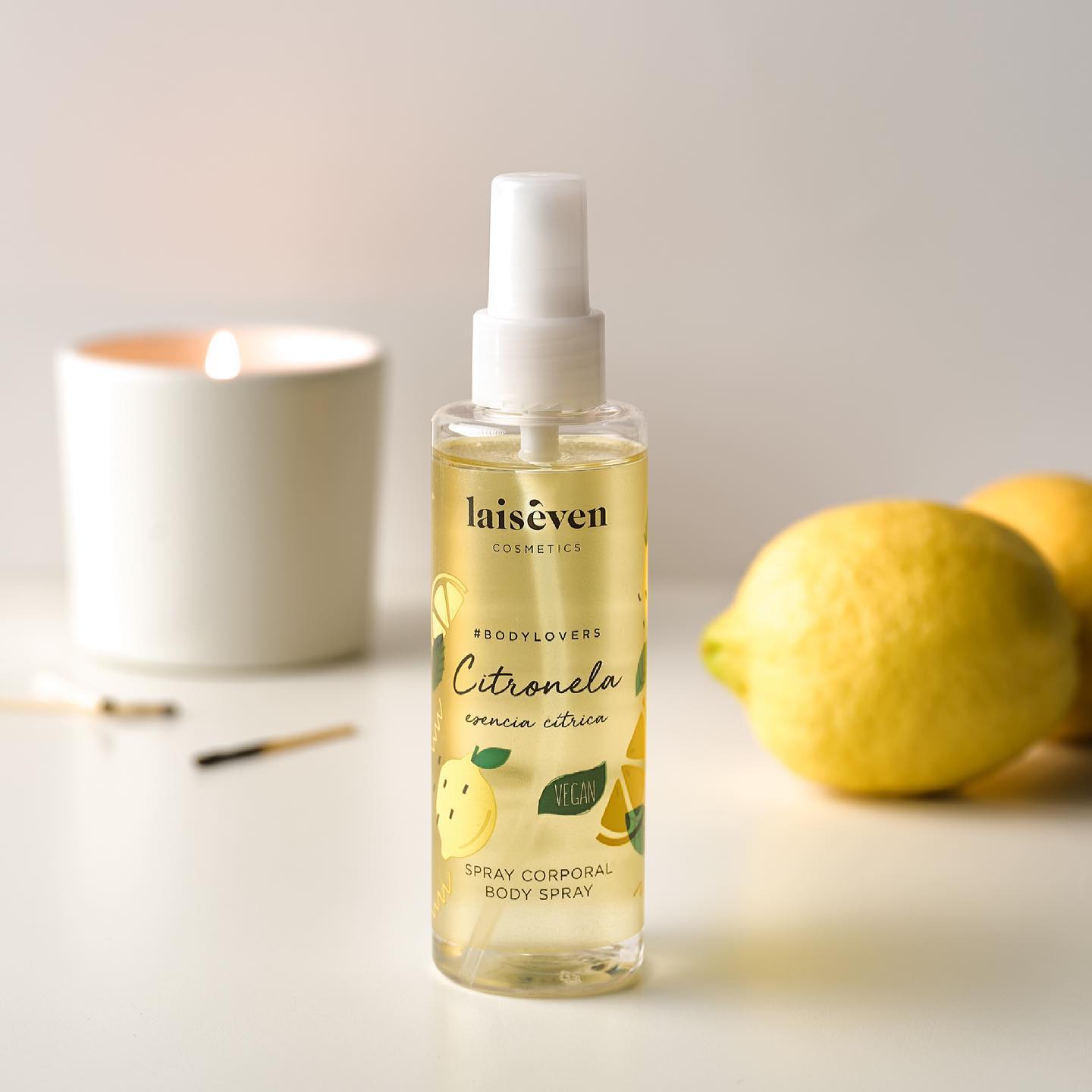 BODY SPRAY CORPORAL CITRONELA LAISEVEN 150ML — Unidad