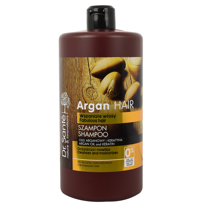 CHAMPU ARGAN HAIR CABELLO DAÑADO 1000ML DR.SANTE — Unidad