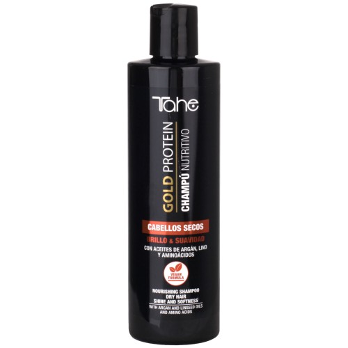Tahe CHAMPU CABELLOS SECOS GOLD PROTEIN 300ML — Unidad