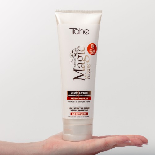 Tahe CREMA CAPILAR PROTECTORA SOLAR MAGIC RIZOS 250ML — Unidad