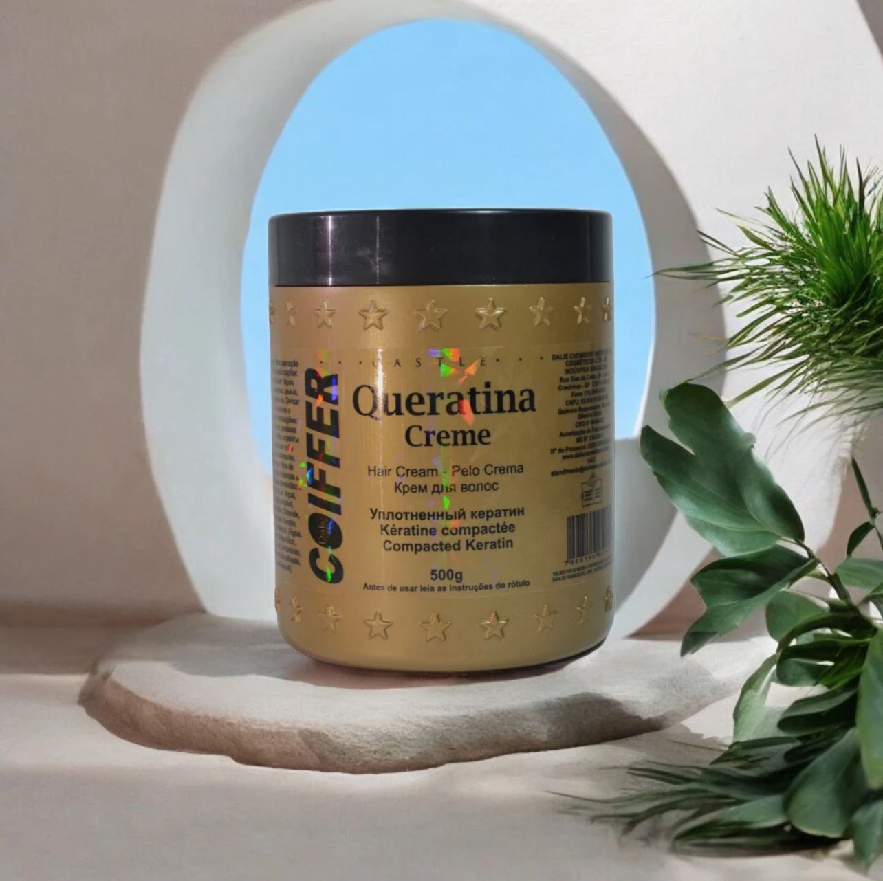 Coiffer CREMA DE QUERATINA REPARADORA 500G — Unidad