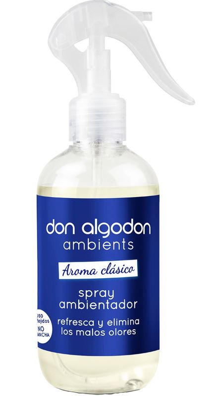 DON ALGODÓN AMBIENTS AROMA CLÁSICO SPRAY AMBIENTADOR — Unidad