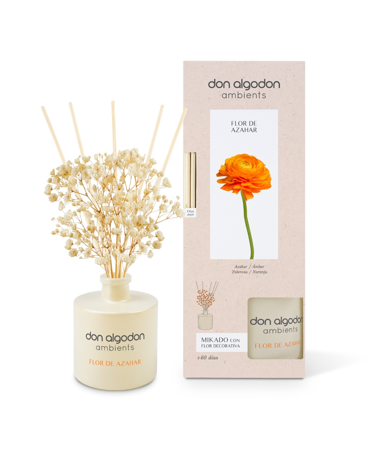 DON ALGODÓN AMBIENTS FLOR DE AZAHAR MIKADO — Unidad