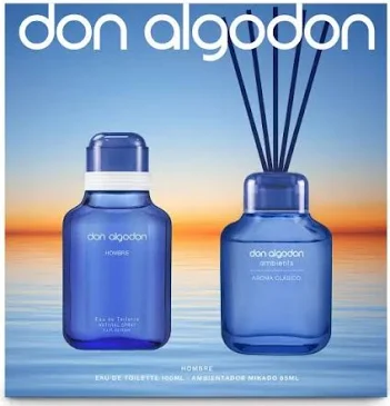 DON ALGODON PACK PERFUME 100ML+AMBIENTADOR MIKADO 65ML — Unidad