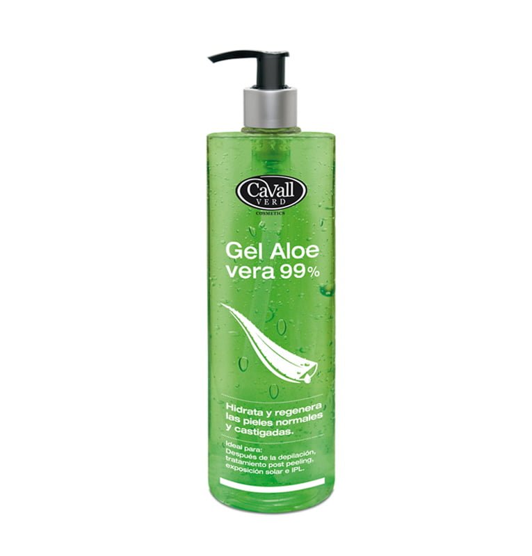 GEL ALOE VERA VERDE CAVALL 99% 500ML. — Unidad