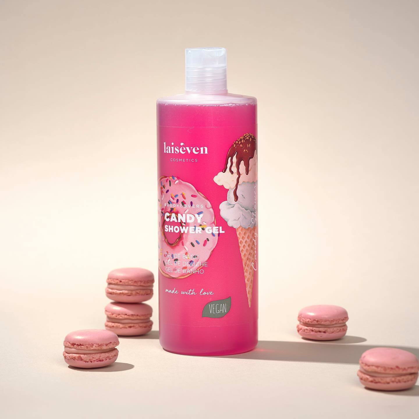 GEL BAÑO VEGAN CANDY LAISEVEN 750ML — Unidad