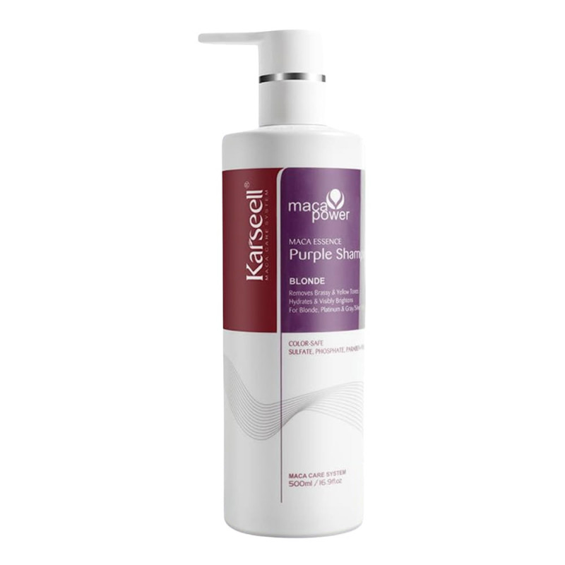 KARSEELL MACA ESSENCE PURPLE SHAMPOO 500ML — Unidad
