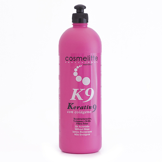 KERATIN 9 CON COLAGENO 1000ML COSMELITTE — Unidad