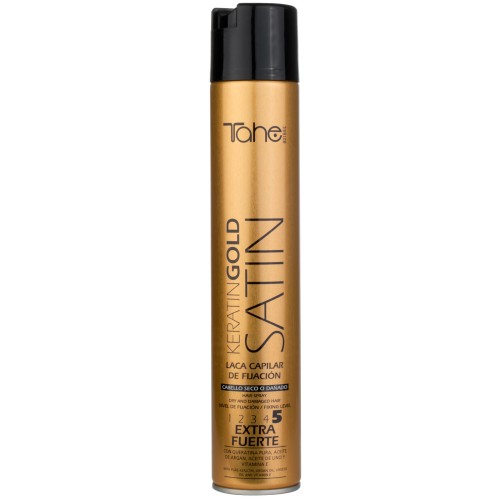 Tahe LACA SATIN KERATIN GOLD FIJ 5 400ML — Unidad