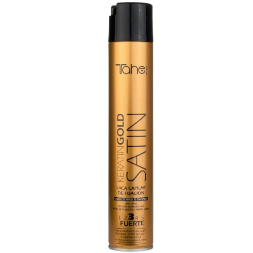 Tahe LACA SATIN KERATIN GOLD FIJ 3 400ML — Unidad