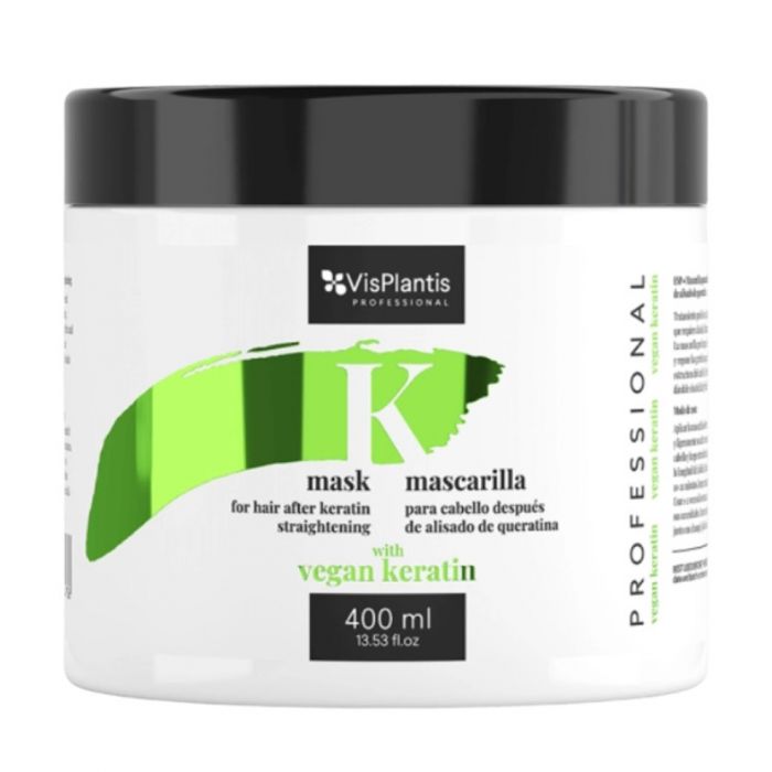 Vis Plantis MASCARILLA CABELLO DESPUES POST ALISADO VEGAN KERATIN 400ML — Unidad