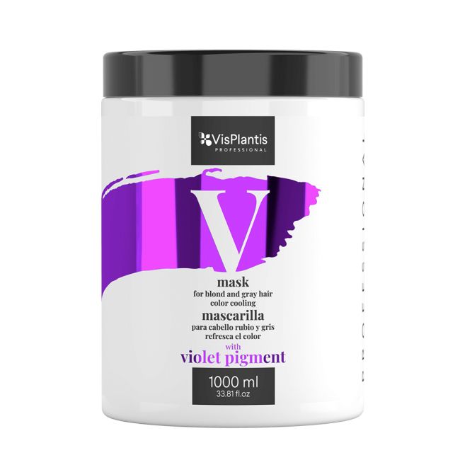 Vis Plantis MASCARILLA CABELLO RUBIO GRIS VIOLET SILVER 1000ML — Unidad