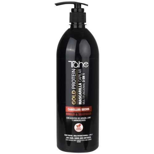 Tahe MASCARILLA GOLD CAB. SECOS 3EN1 1000ML — Unidad