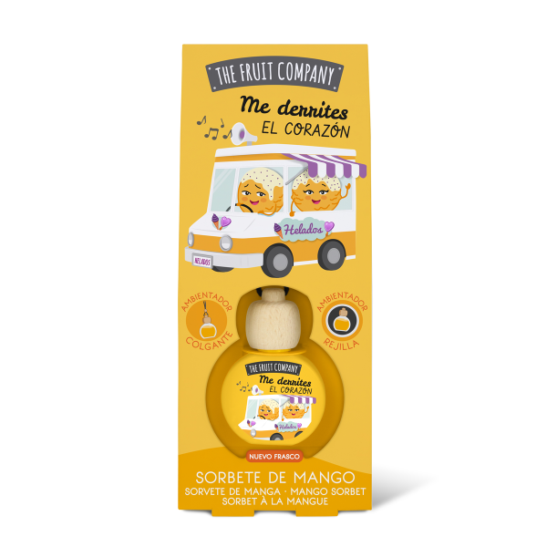 THE FRUIT COMPANY AMBIENTADOR COCHE SORBETE MANGO — Unidad
