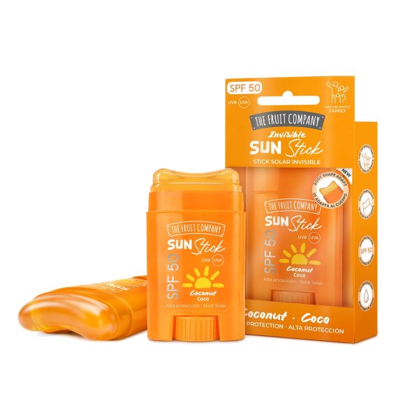 THE FRUIT COMPANY INVISIBLE SUN STICK SPF 50 COCO — Unidad