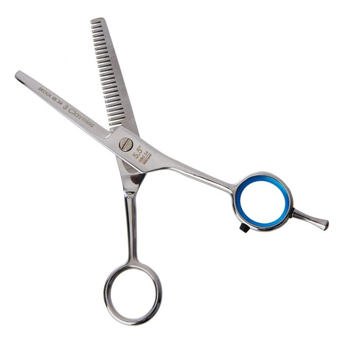 TIJERA 12758 PELUQ SKOOL 5.5" ES 24 VACIAR 3 CLAVELES — Unidad