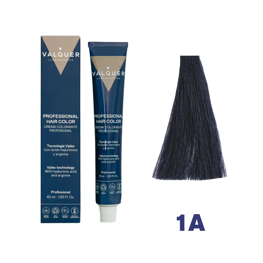 VALQUER 1.A NEGRO AZULADO TINTE 60 ML — Unidad
