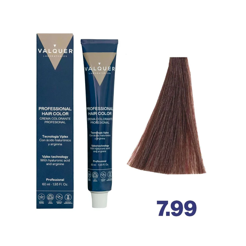 VALQUER 7.99 RUBIO MEDIO MARRON INTENSO TINTE 60 ML — Unidad