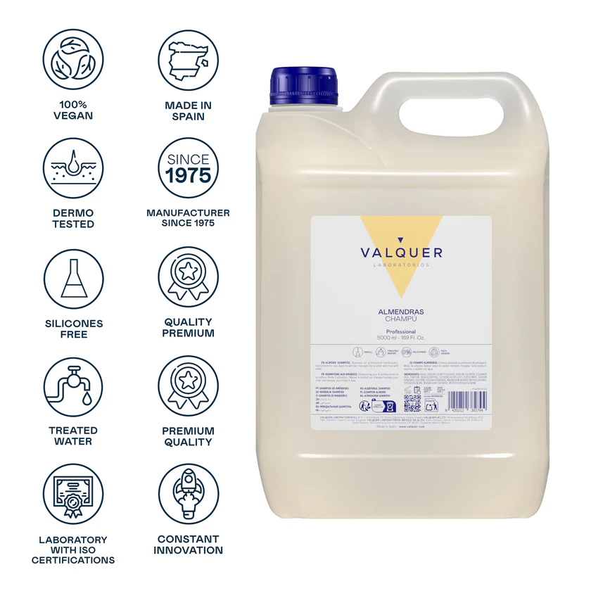 VALQUER CHAMPU ALMENDRAS 5000 ML — Unidad