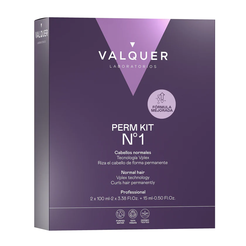 VALQUER KIT PARA PERMANENTE Nº 1 (NORMALES) 100+100+10 ML — Unidad