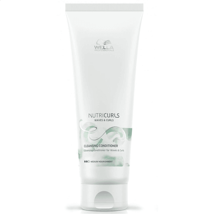 WELLA ACOND. NUTRICURLS CLEANSING ONDAS Y RIZOS 250ML — Unidad